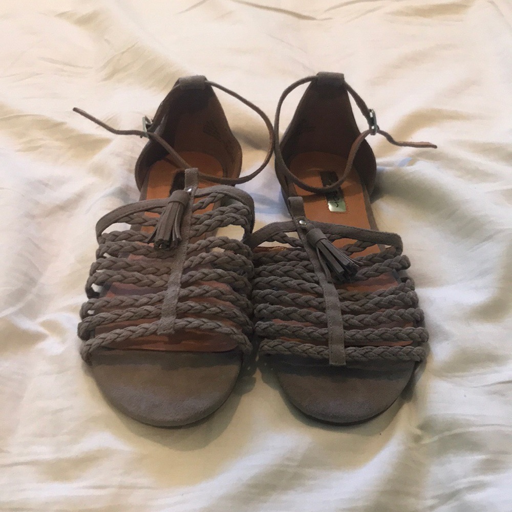 New grey sandals